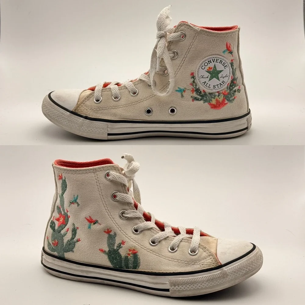 Converse Chuck Taylor All Star High‎ Top Cactus Hummingbird Youth 3
